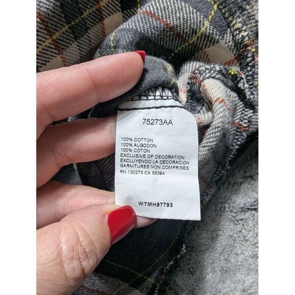 Wrangler Long Sleeve Pearl Snap Flannel Men's Size XL Plaid - Picture 4 of 11